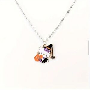 Hello Kitty Halloween Necklace, Halloween Hello Kitty Necklace
